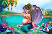 Cute Mermaid Mommy Care-Baby Screen Shot 0
