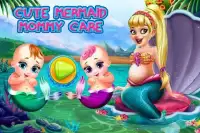 Cute Mermaid Mommy Care-Baby Screen Shot 2