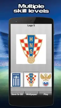 Euro 2016 game: Logo Puzzle Screen Shot 0