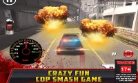 Cop Car Crash Racing CSR Chase Screen Shot 0