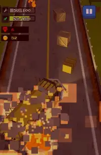 Pixel Road - Zombie Way Screen Shot 2