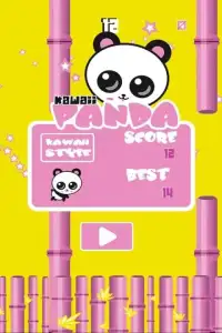 Kawaii Pandas flappy Adventure Screen Shot 1