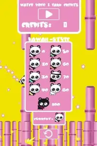 Kawaii Pandas flappy Adventure Screen Shot 0