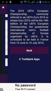 Euro Cup 2016 Schedule Screen Shot 0