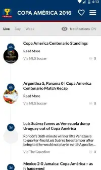 Copa América 2016 - Copa USA Screen Shot 1