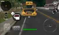 Crazy School Bus Driver 3D Screen Shot 1
