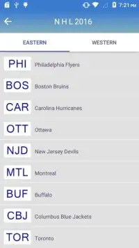 Schedule for NHL 2016 Screen Shot 0