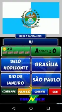 Quiz - Estados do Brasil Screen Shot 1