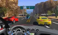 Driving in fast car Screen Shot 0