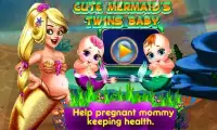 Cute Mermaid's Twins Baby Screen Shot 8