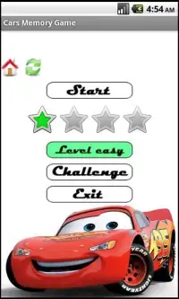 Cars Memory Game Screen Shot 0