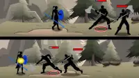 Shadow Stickman Ninja Game Screen Shot 2