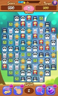 Animal Party Match 3 Game Screen Shot 5