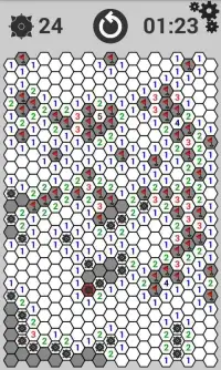 Minesweeper at hexagon Screen Shot 4