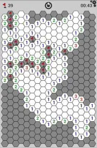 Minesweeper at hexagon Screen Shot 0