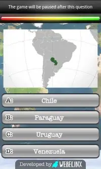 لعبة اختبار الجغرافيا Screen Shot 2