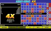 Keno Keno 4X Las Vegas Casino Screen Shot 0