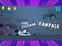 Five Stickman Rampage Screen Shot 2