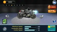 سباق السيارات - Moto Racing 3D Screen Shot 1