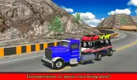 Transporter Truck: Sports Cars Screen Shot 1