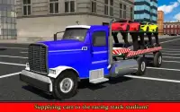 transporter truk: mobil sport Screen Shot 6