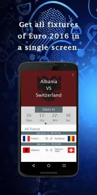 EURO CUP 2016 Fixture Screen Shot 2