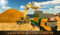 Heavy Excavator Truck Sim 3D Screen Shot 2