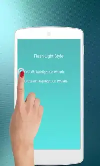 Whistle to Flash Torch Light Screen Shot 1