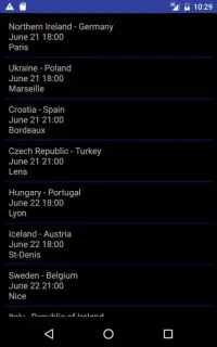 Euro Football Cup '16 TimeLite Screen Shot 0