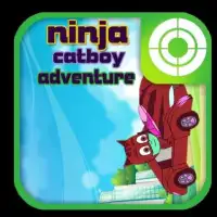 little ninja catboy race Screen Shot 0