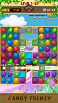 Permen hiruk-pikuk - Candy Crush Game Screen Shot 3