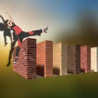 Wall Jump Man 3D Screen Shot 1