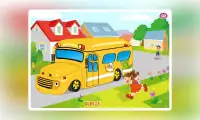 Дизайн Симпатичный школьный автобус Screen Shot 1