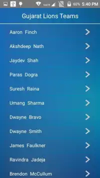 Live Cricket Scorecard 2016 Screen Shot 0