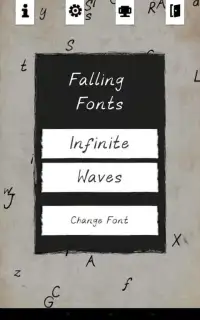Falling Fonts Screen Shot 3