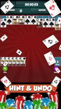 Spider Solitaire - Card games Screen Shot 0