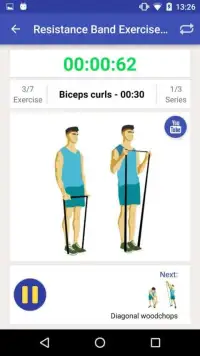 Resistance Band exercises Screen Shot 2