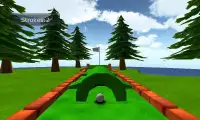 कार्टून मिनी गोल्फ खेल 3 डी Screen Shot 1