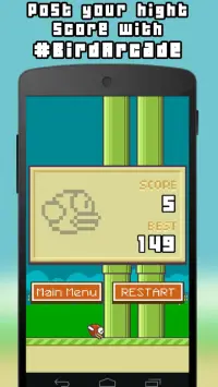 Flappy Bird Arcade Screen Shot 0