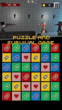 Pixel Puzzle - Gun Survival Screen Shot 5