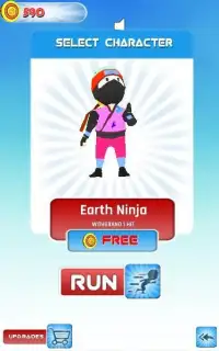 Subway Ninja surfing Screen Shot 1