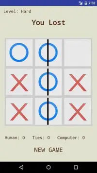 Tic Tac Toe Screen Shot 0