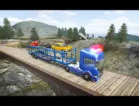 Police Truck Transporter 2016 Screen Shot 0
