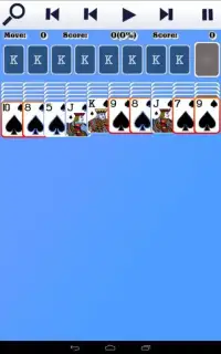 Spider Solitaire: Card Game Screen Shot 1