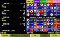 Keno 4 Multi Card Vegas Casino Screen Shot 4