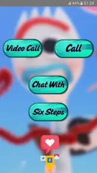 Fake Call Video Live Chat With : Forky Toy Screen Shot 4
