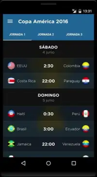 Copa América 2016 Centenario Screen Shot 2