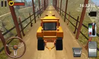 Bulldozer Drive 3D Hill Mania Screen Shot 2