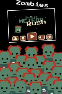 Zombie METEOR Rush Screen Shot 2