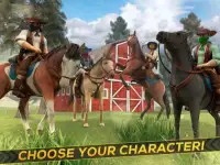 Cowboy Horse - Farm Racing Screen Shot 3